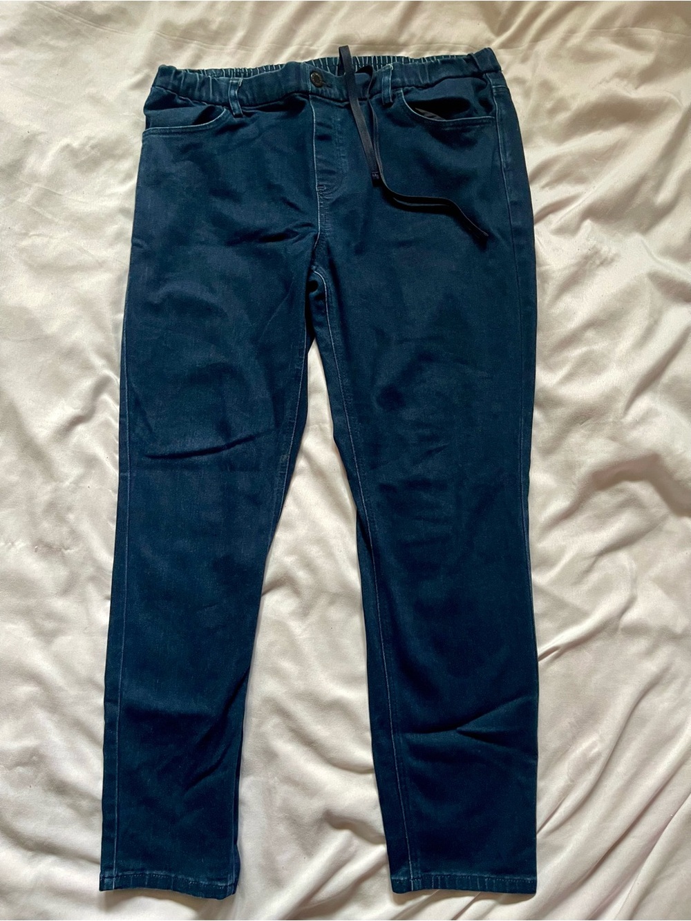 Uniqlo Dark Navy Drawstring Joggers